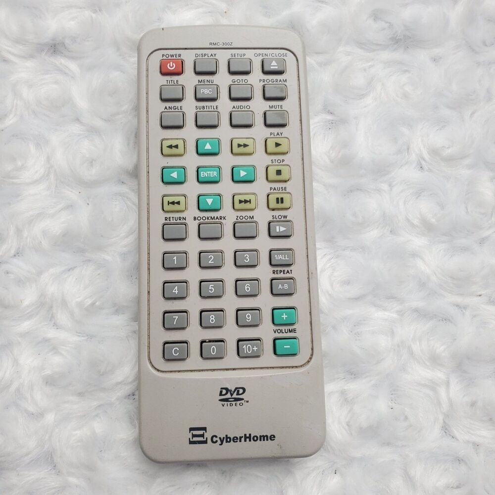 Cyber Home RMC-300Z OEM DVD Player Remote Control Gray Infrared Pointer